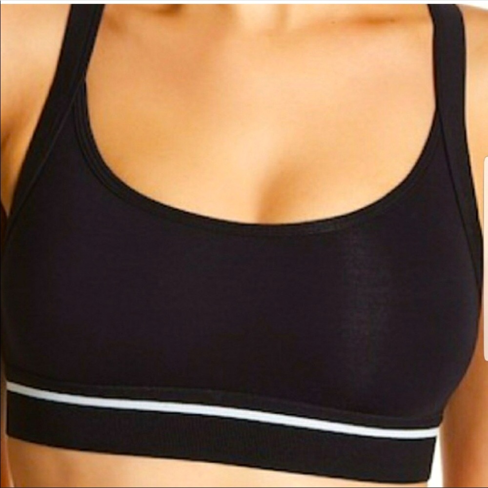 New Black Bralette Size Large